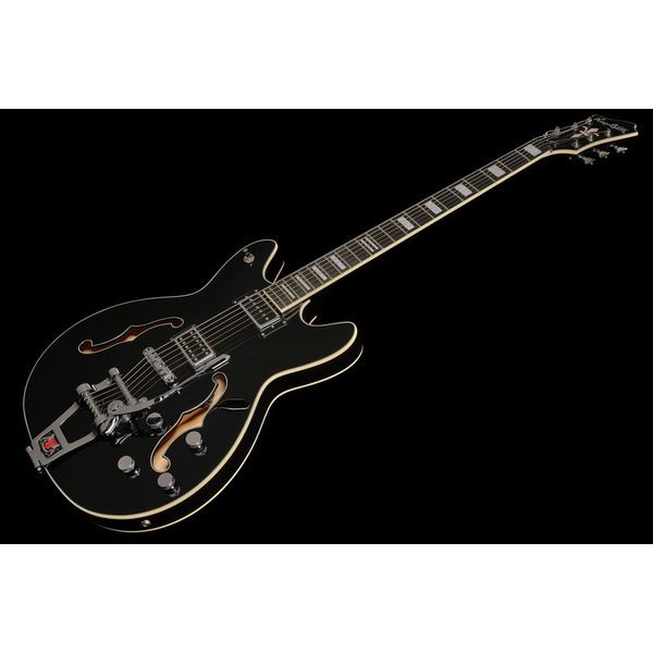 Hagstrom Tremar Viking Baritone Black