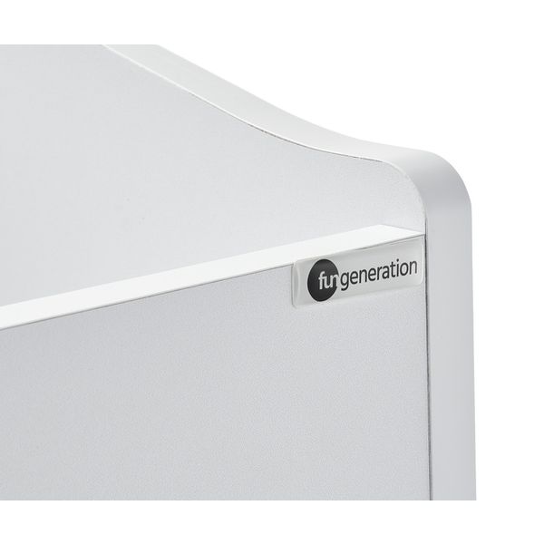 Fun Generation Vinyl Rack Three Top White