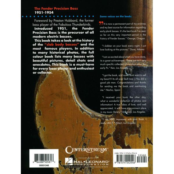 Centerstream Fender Precision Basses