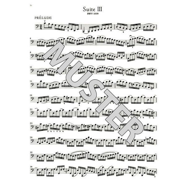 Brenreiter Bach Sechs Suiten BWV1007-1012