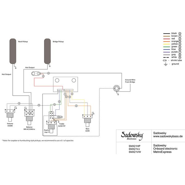 Sadowsky MetroExp21 HybPJ4 Morado CAR