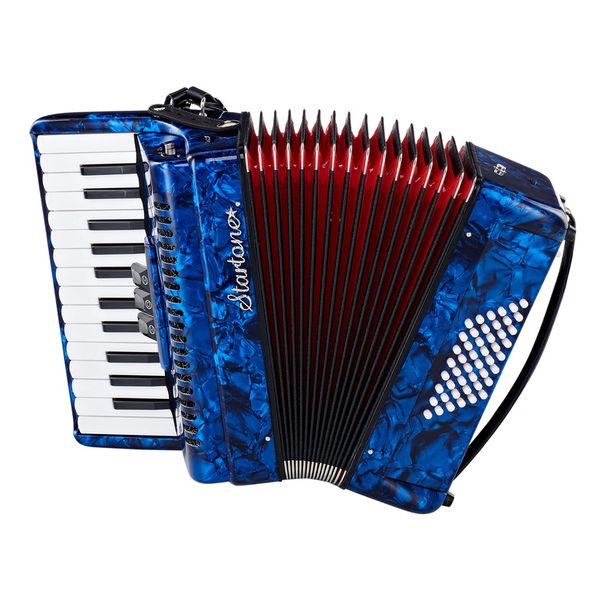 Startone Piano Accordion 48 Blue MKII