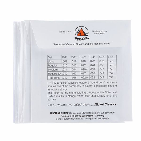 Pyramid Nickel Classics Light 009-042