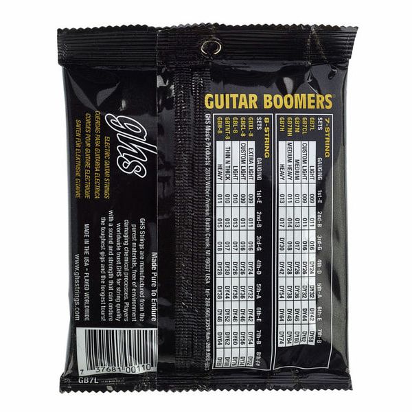 GHS GB 7L-Boomers
