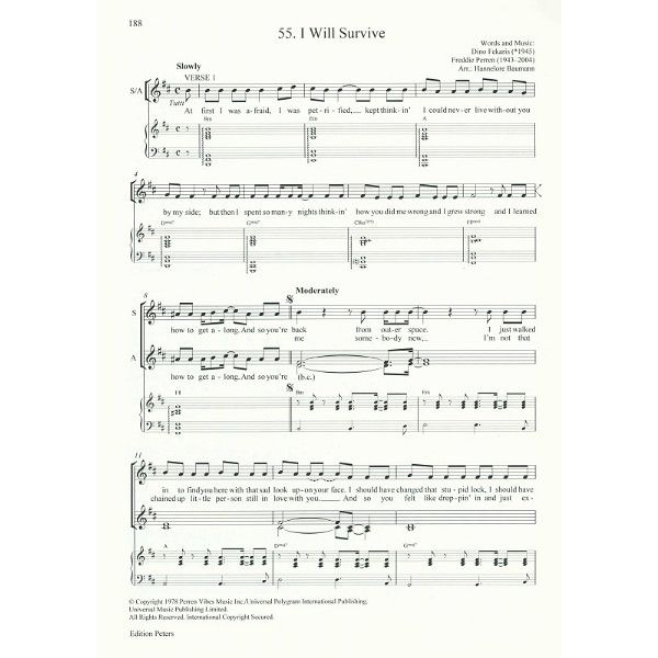 Edition Peters Reine Frauensache