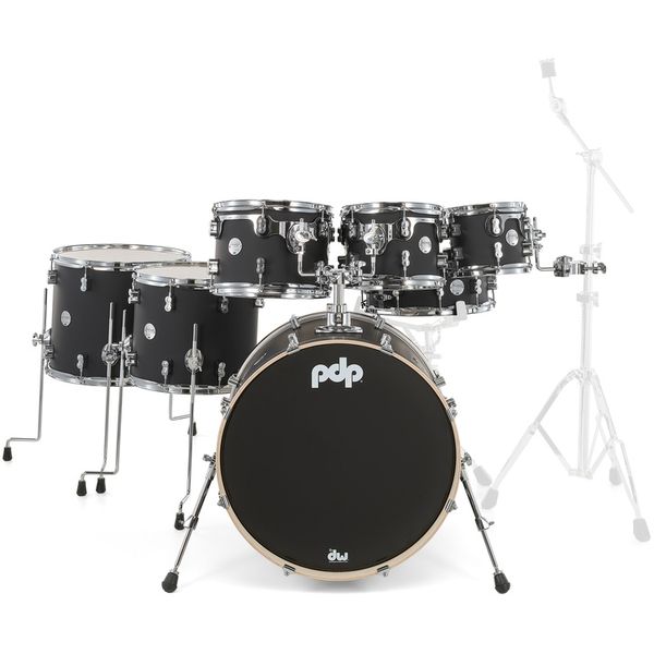 DW PDP CM7 Satin Black