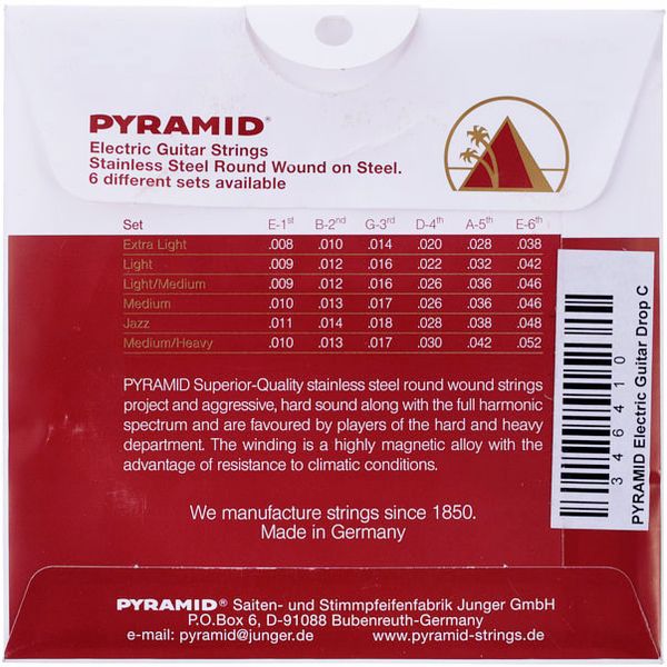 Pyramid Electric Guitar Drop C