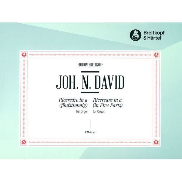 Breitkopf & Hrtel David Ricercare a-moll