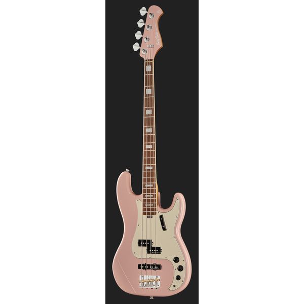Harley Benton MV-4PJ Shell Pink w/Case