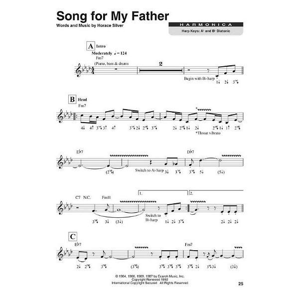 Hal Leonard Harmonica Play-Along Jazz