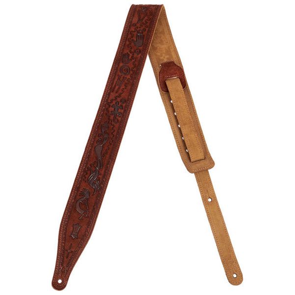 Levys Brown Kokopelli Strap 2,5"