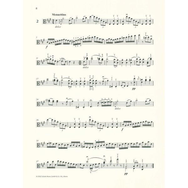 Schott Hoffmeister 12 Etüden Viola