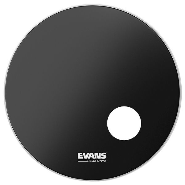 Evans 20" Onyx Resonant Bass Drum