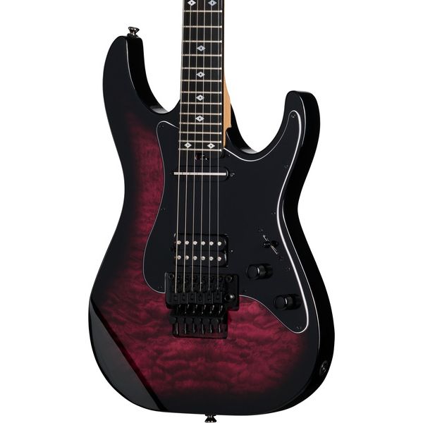 Kramer Guitars Volante Quilt HSFR Magenta B.