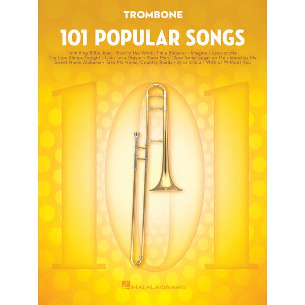 Hal Leonard 101 Popular Songs Trombone