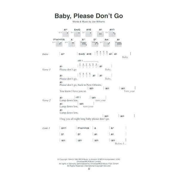 Wise Publications Little Black Book of Blues