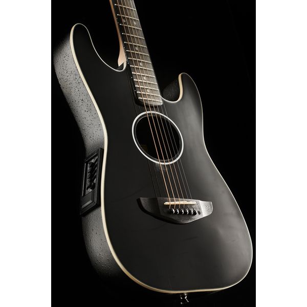 Harley Benton ST-Acoustic Black w/Bag