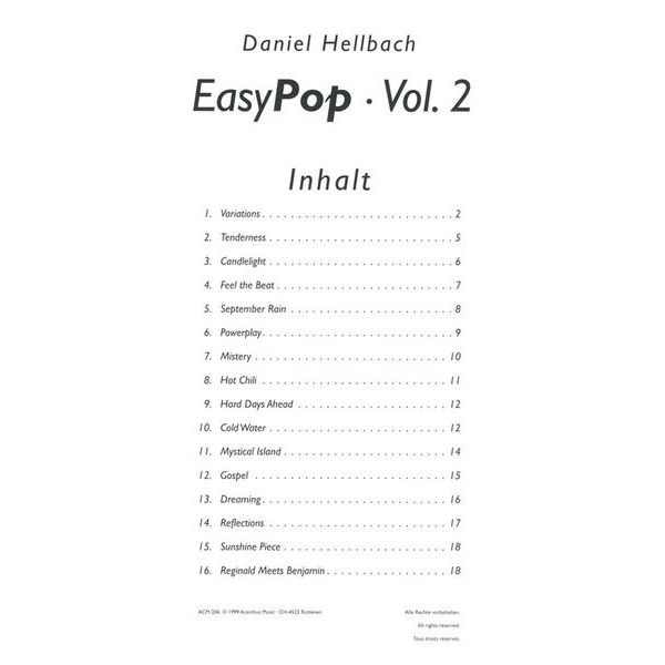 Acanthus Music Easy Pop 2