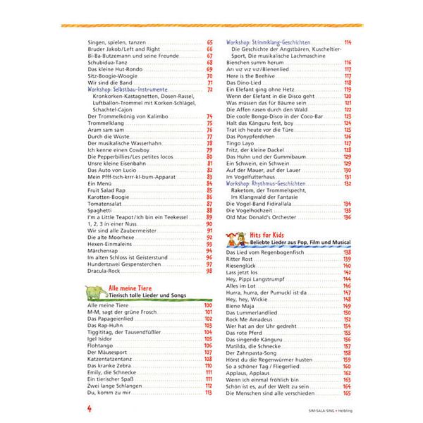 Helbling Verlag Sim Sala Sing Das Liederbuch B