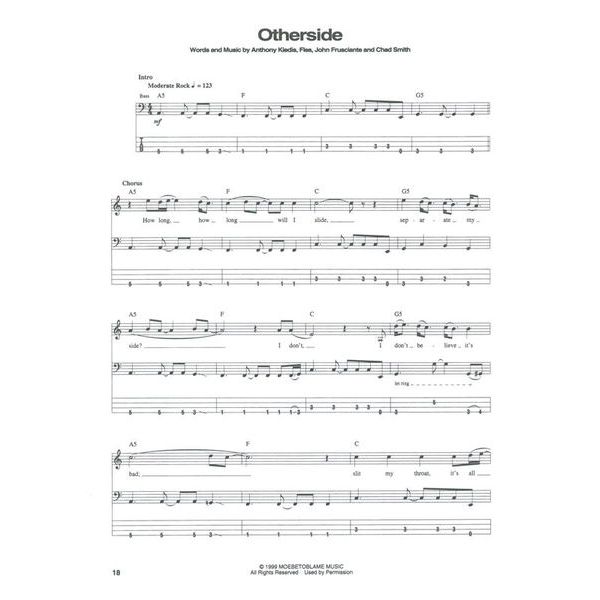Hal Leonard RHCP Californication Bass