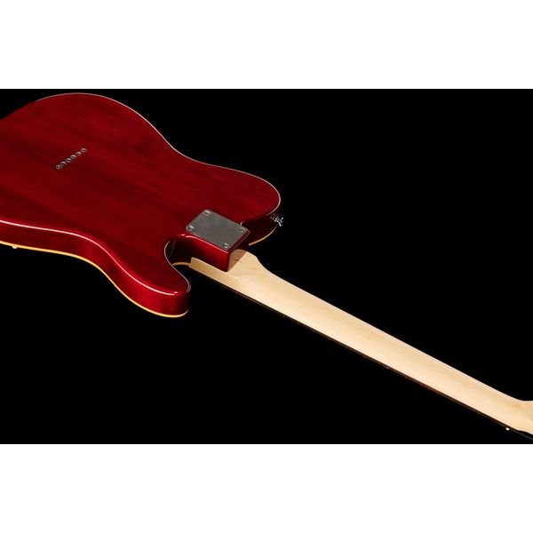 Harley Benton TE-90QM LH Trans Red w/Bag