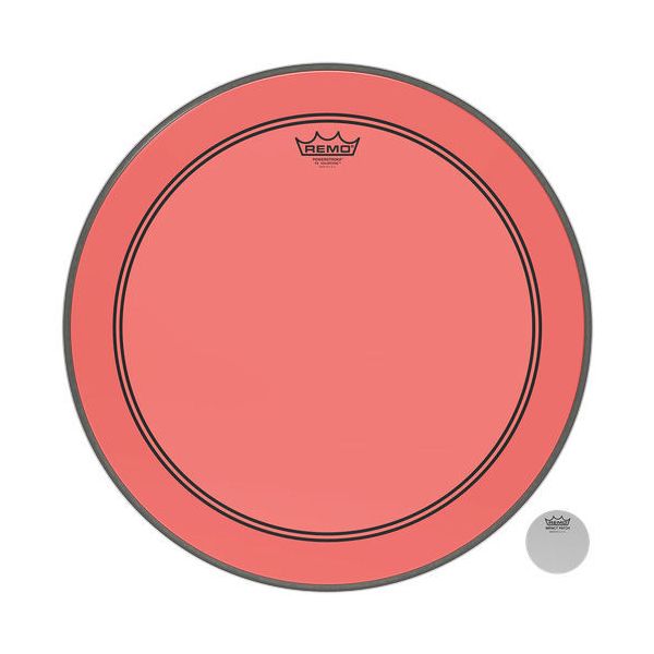 Remo 24" P3 Colortone Batter Red