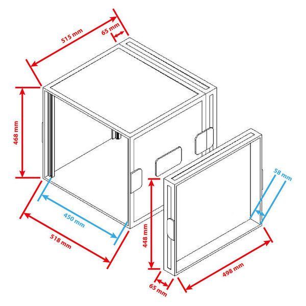 Flyht Pro Rack 10U Double Door