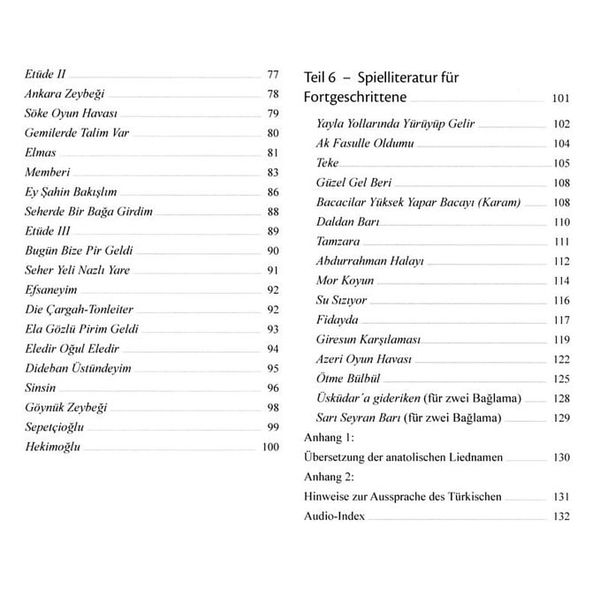 Schott Baglama spielen Tezene-Technik