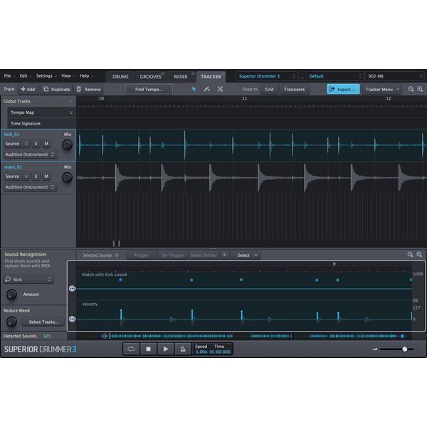 Toontrack Superior Drummer 3 Midi Edit.