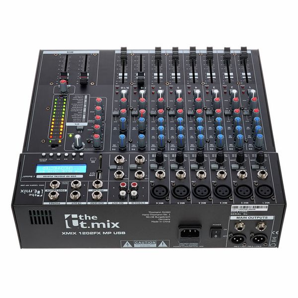 the t.mix xmix 1202 FXMP USB Case Bundle