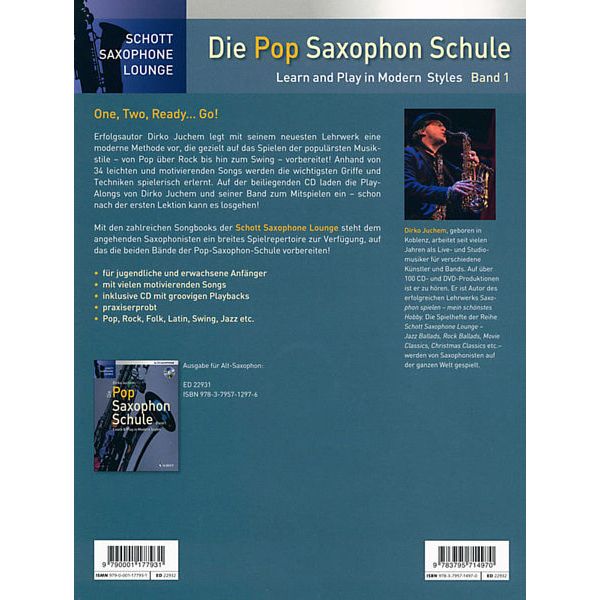 Schott Pop Saxophone Schule 1 T-Sax