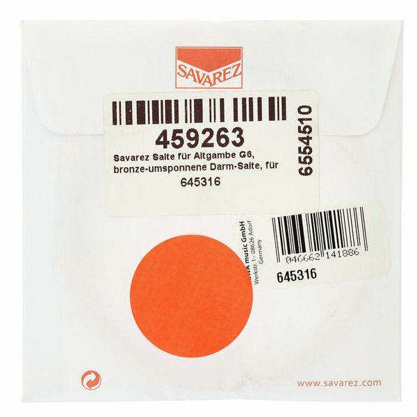 Savarez Alto Viola Da Gamba G6