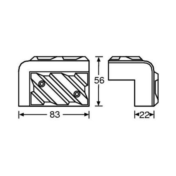 Adam Hall 4013 Cabinet Corner