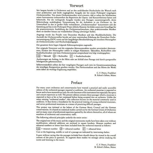 Schott Orchester Probespiel DoubleBas