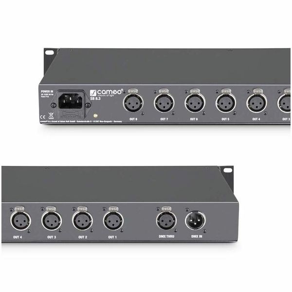 Cameo  SB8.3 Splitter/Booster 3Pin