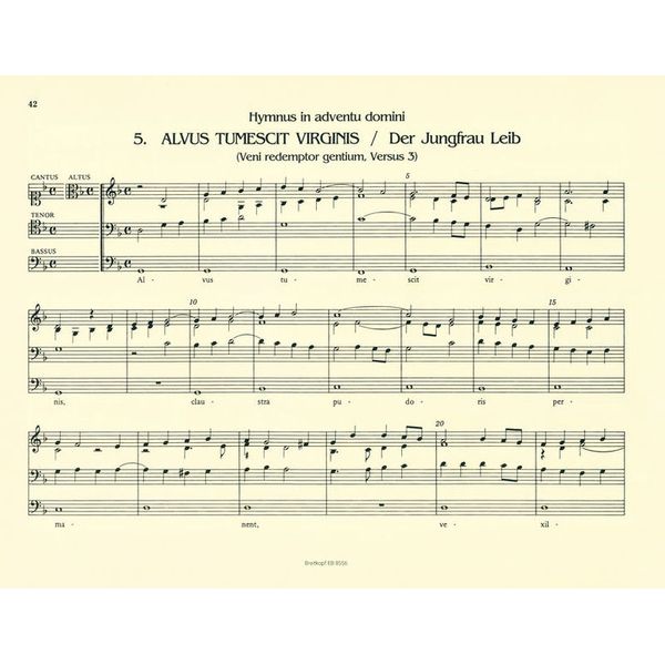 Breitkopf & Hrtel Praetorius Orgelwerke