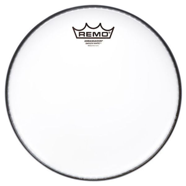 Remo 10" Ambassador Smooth White