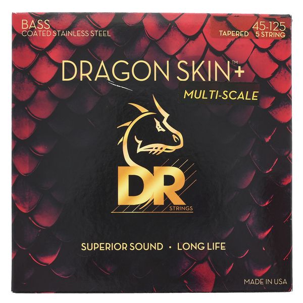 DR Strings Dragon Skin+ DBSM5-45 Coated