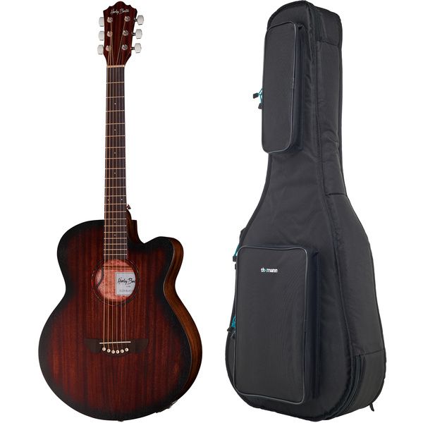 Harley Benton Delta Blues MJCE w/Bag