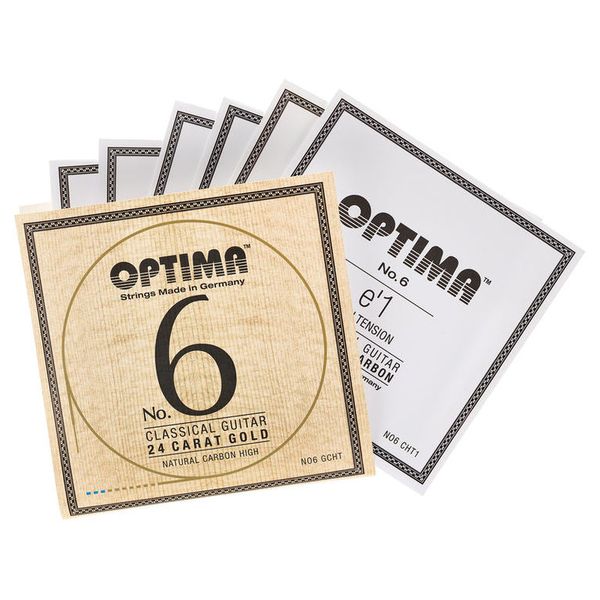 Optima No.6 Gold Strings Carbon High