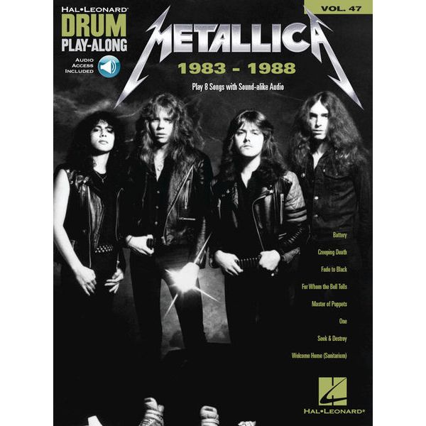Hal Leonard Drum Play-Along Metallica 1983