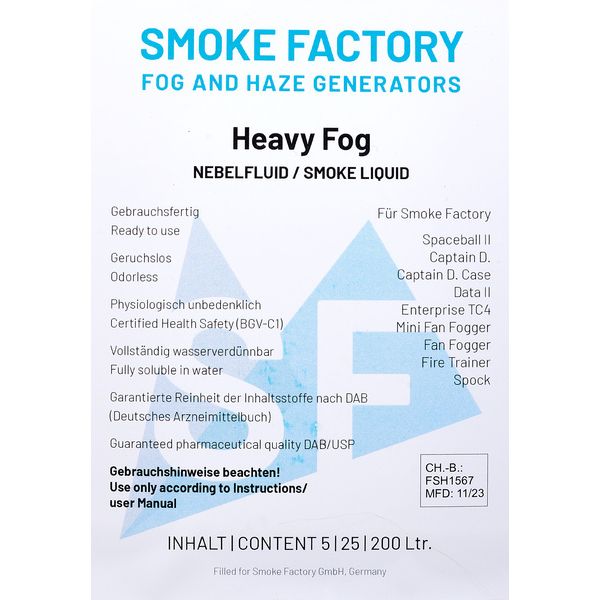 Smoke Factory Heavy Fog 5L