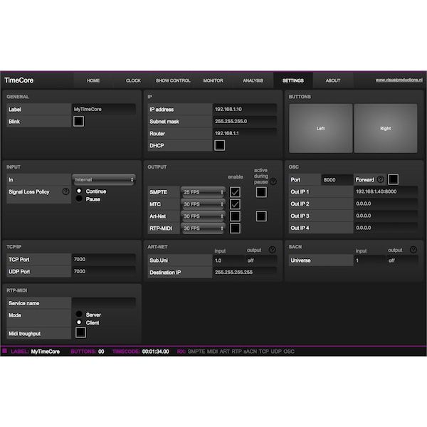 Visual Productions TimeCore