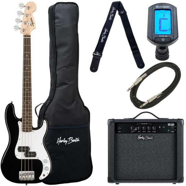 Squier Mini P Bass Black Set