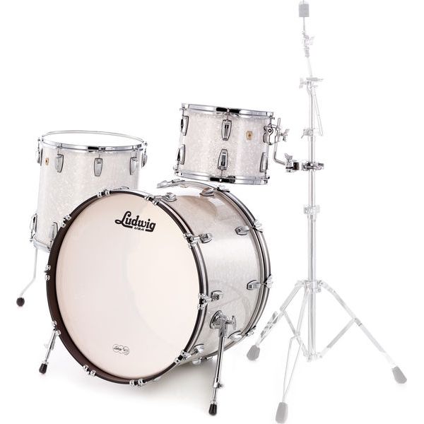 Ludwig Classic Maple Rock White Mar.