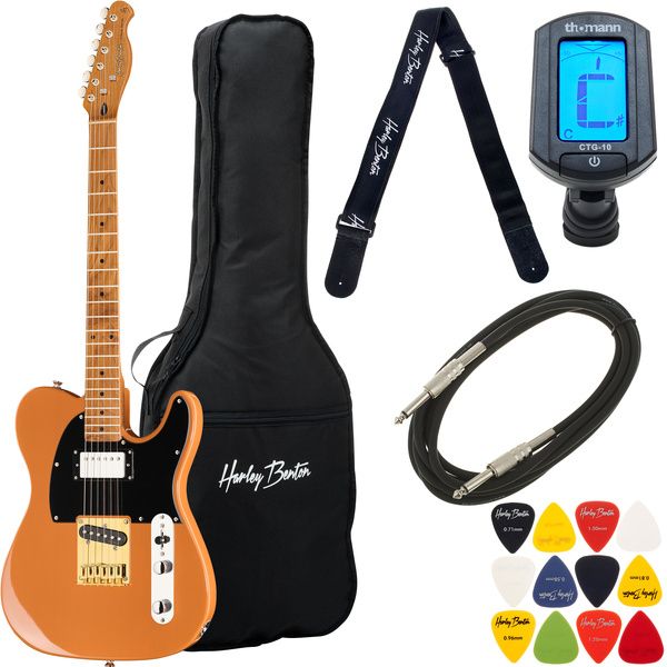 Harley Benton TE-53KR BL Tribute Seri Bundle