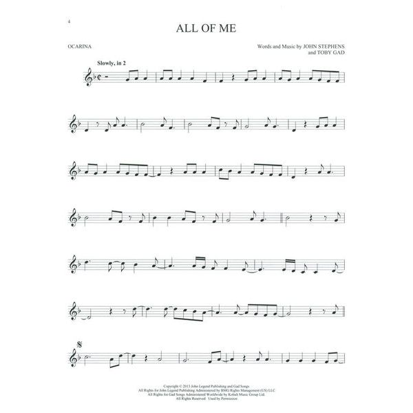 Hal Leonard First 50 Songs Ocarina