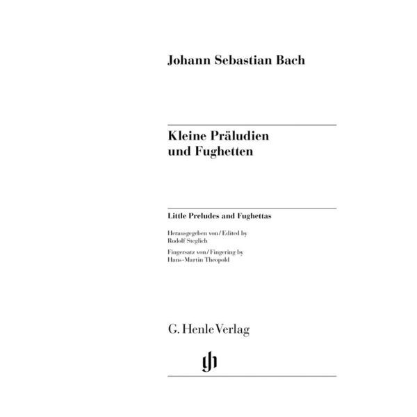 Henle Verlag Bach Prludien & Fughetten