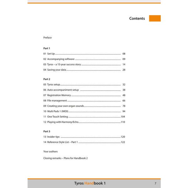 Keys Experts Verlag Tyros Handbook 1