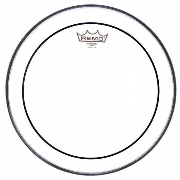 Remo 13" Pinstripe clear